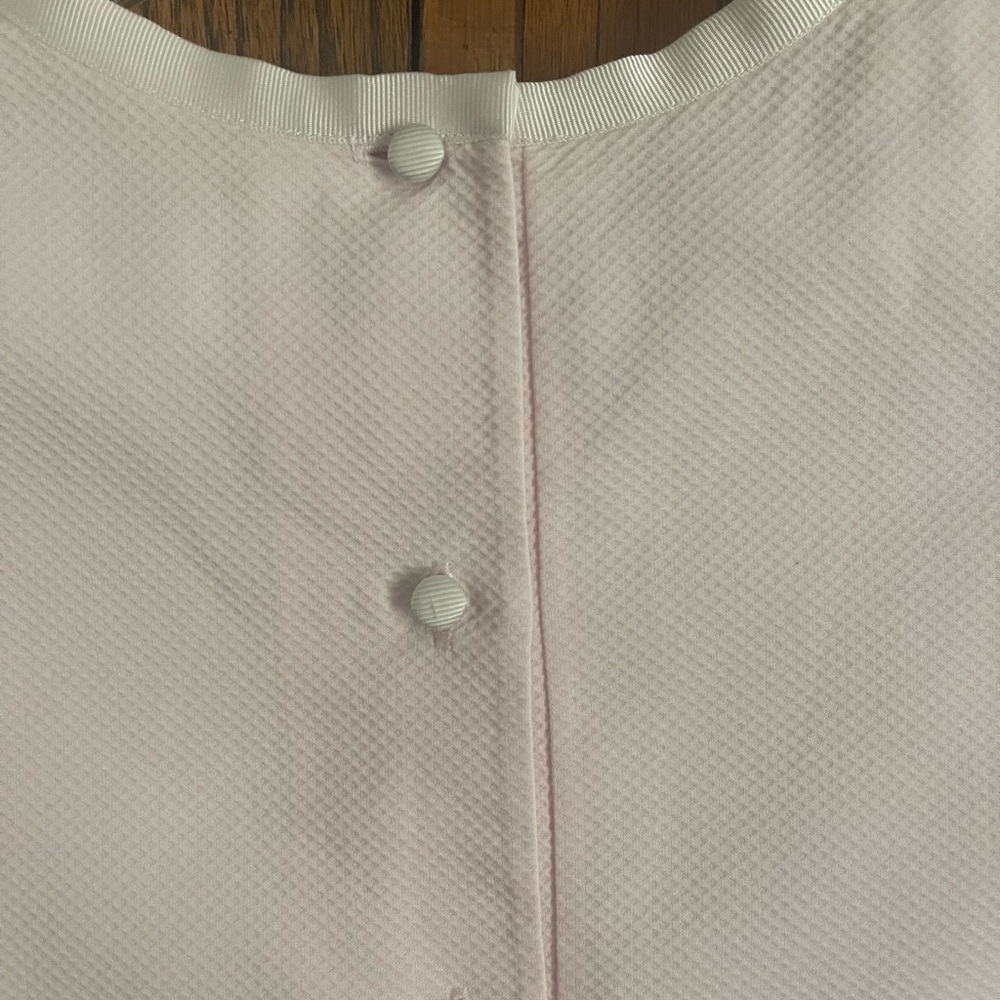 Brooks Brothers Light Pink Dress Trimmed With Ribbon - Picture 4 of 9